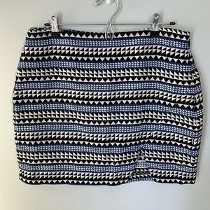 NWT BCBGeneration Aztec Print Mini Skirt